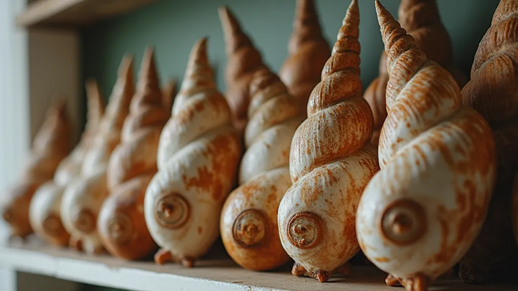 Vintage Auger Shell Collection