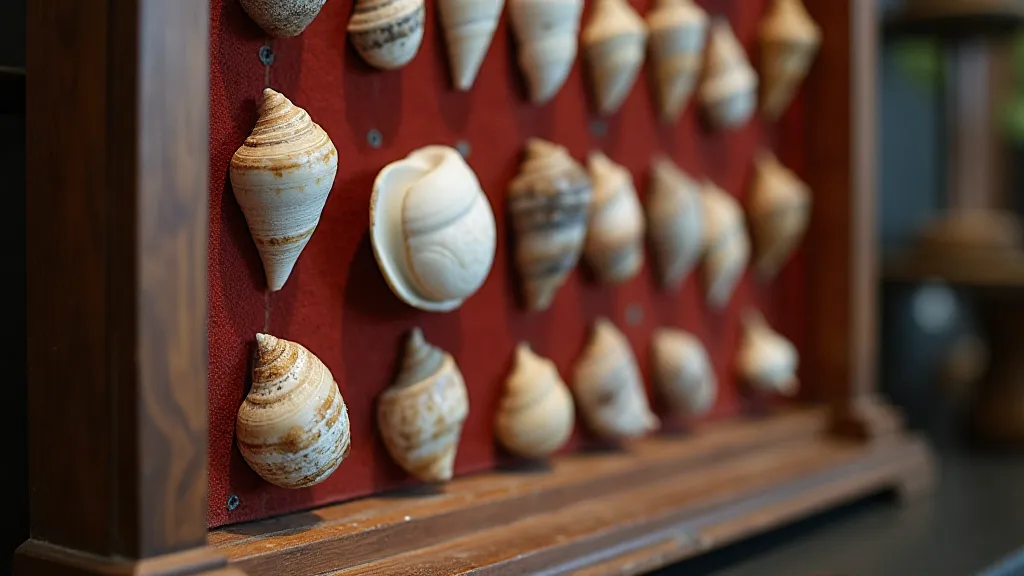 Victorian shell collecting cabinet