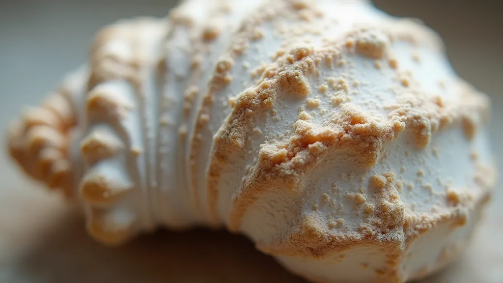 Cockle shell growth lines