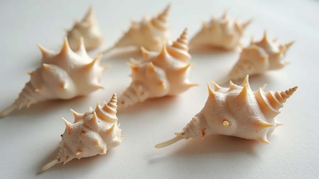 Variety of murex shell types