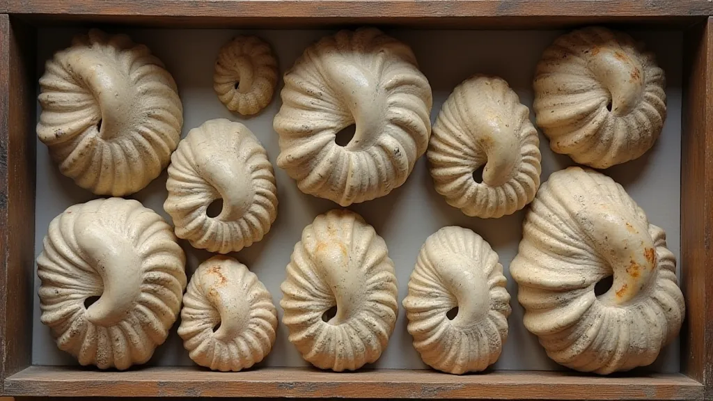 Collection of antique Venus clam shells