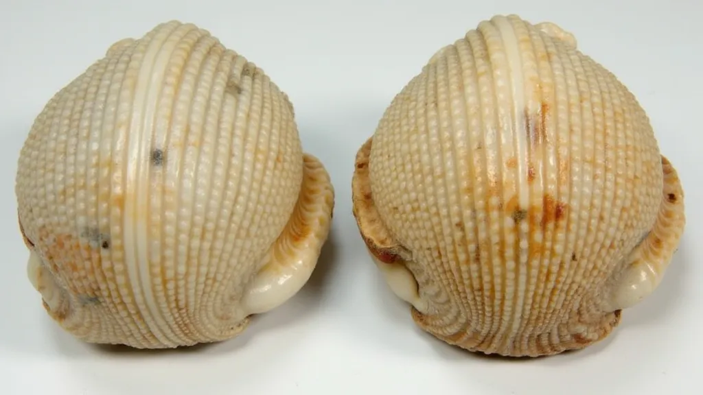 Comparison of vintage and reproduction Venus clam