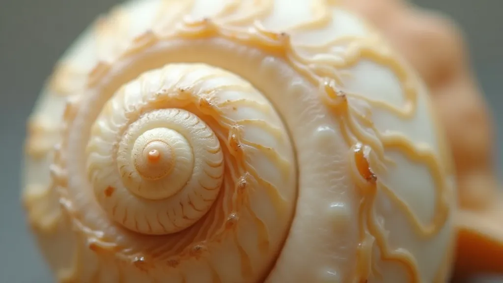 Vintage Whelk shell with color variations